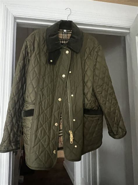 diamond quilted thermoregulated barn jacket